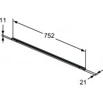 Ideal Standard Conca Oświetlenie wnętrza szuflad LED 752 mm T3976Y2