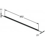Ideal Standard Conca Oświetlenie wnętrza szuflad LED 952 mm T3977Y2