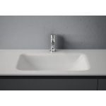 Inbani D1 Corian® Umywalka wpuszczana w blat 200x50 cm bialy mat/glacier white ST439T D1 