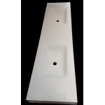 Inbani D1 Corian® Umywalka wpuszczana w blat 200x50 cm bialy mat/glacier white ST439T D1 
