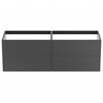 Ideal Standard Conca Szafka podwójna pod umywalkę bez blatu 1600x505 mm Antracyt mat T3990Y2