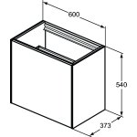 Ideal Standard Conca Szafka pod umywalkę bez blatu 600x373 mm Pomarańczowy mat T3991Y3