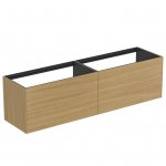Ideal Standard Conca Szafka podwójna pod umywalkę bez blatu 2000x505 mm Jasny dąb T3993Y6