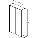 Ideal Standard Conca Szafka niska 720x250 mm Biały mat T4107Y1