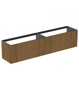Ideal Standard Conca Szafka pod umywalkę bez blatu 2400x505 mm Ciemny orzech T4336Y5