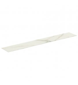 Ideal Standard Conca Blat ceramiczny pod umywalkę 2400x373 mm Marmur Calacatta T4350DH