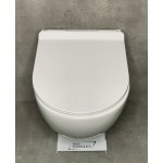 Alanad Kalambo WC wiszący bez kołnierza 51x35 cm z deską wolnoopadającą biały CMW-002BL