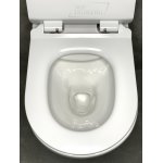 Alanad Kalambo WC wiszący bez kołnierza 51x35 cm z deską wolnoopadającą biały CMW-002BL