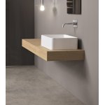Nic Design Semplice Umywalka nablatowa 60x37 biały połysk 001383.001