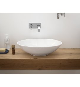 NIC Design Ciotole Umywalka nablatowa Ø42 cm Biały 001033.001