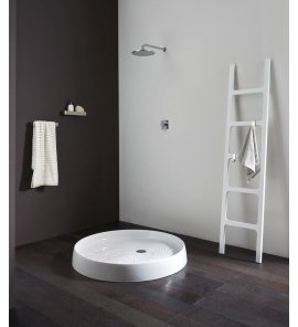 NIC Design Victoria Brodzik ceramiczny okrągły Ø100 biały połysk 002009.001