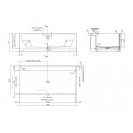 NIC Design Pool Maxi Wanna wolnostojąca 90x180 biały 014469.001