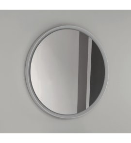 NIC Design Lustro ścienne okrągłe Ø 50 cm z podświetleniem LED biały połysk 012788.001