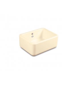 Shaws Butler 600 Zlew jednokomorowy 59,5x46 cm Biszkoptowy SCBU600PN