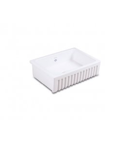 Shaws Bowland 600 Zlew jednokomorowy 59,5x46,5 cm Biały SO0600010WH