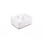 Shaws Butler 900 Zlew jednokomorowy 83,8x46 cm Biały SCBU900WH