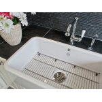 Shaws Butler 900 Zlew jednokomorowy 83,8x46 cm Biały SCBU900WH