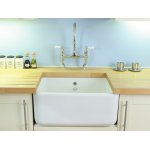 Shaws Butler 900 Zlew jednokomorowy 83,8x46 cm Biały SCBU900WH