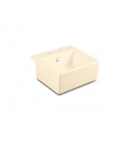 Shaws Ribblesdale Zlew jednokomorowy 59,5x54,7 cm Biszkoptowy SO4100010PN