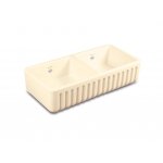 Shaws Ribchester 1000 Zlew dwukomorowy 99,7x46,5 cm Biszkoptowy SO2400010PN
