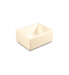 Shaws Belfast Zlew jednokomorowy 59,5x46 cm Biszkoptowy SCBE600PN