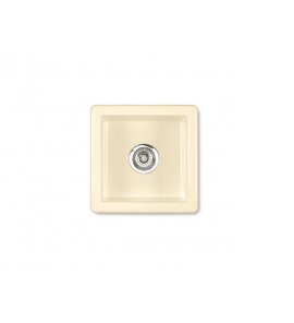 Shaws Belthorn Zlew jednokomorowy 38,1x38,1 cm Biszkoptowy SBEL381PN