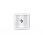 Shaws Square Zlew jednokomorowy 46x46 cm Biały SCSQ460WH