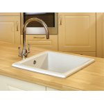 Shaws Square Zlew jednokomorowy 46x46 cm Biały SCSQ460WH