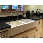 Shaws Double Bowl 800 Zlew dwukomorowy 79,5x46,5 biały SCLD800WH