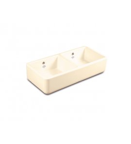 Shaws Double Bowl 1000 Zlew dwukomorowy 99,5x46,5 biszkoptowy SCLD101PN