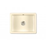 Shaws Inset 600 Zlew jednokomorowy 59,5x46 cm Biszkoptowy SCIN595PN