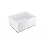 Shaws Shaker Single 800 Zlew jednokomorowy 76,2x45,7 cm Biały SCSH108WH