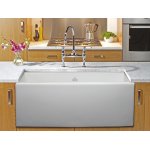 Shaws Shaker Single 800 Zlew jednokomorowy 76,2x45,7 cm Biały SCSH108WH