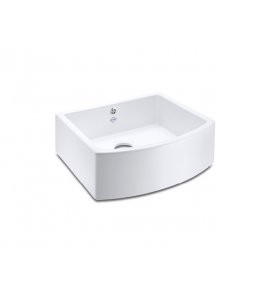 Shaws Waterside 600 Zlew jednokomorowy 59,7x53 cm Biały SCWT595WH