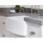 Shaws Waterside 600 Zlew jednokomorowy 59,7x53 cm Biały SCWT595WH