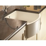 Shaws Waterside 600 Zlew jednokomorowy 59,7x53 cm Biszkoptowy SCWT595PN