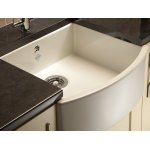 Shaws Waterside 600 Zlew jednokomorowy 59,7x53 cm Biszkoptowy SCWT595PN