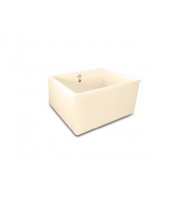Shaws Whitehall Zlew jednokomorowy 62x47 cm Biszkoptowy SCWH600PN