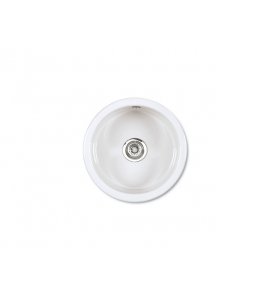 Shaws Round Zlew jednokomorowy Ø 46 cm Biały SCR0460WH