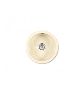 Shaws Round Zlew jednokomorowy Ø 46 cm Biszkoptowy SCR0460PN