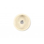 Shaws Round Zlew jednokomorowy Ø 46 cm Biszkoptowy SCR0460PN