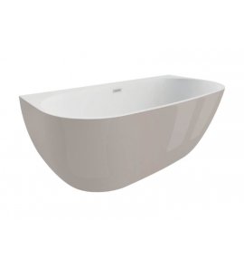 Polimat RISA Wanna wolnostojąca przyścienna 160x80 cm Efektowny popiel 00481