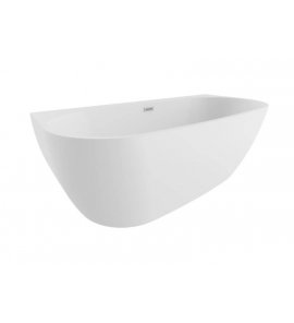 Polimat RISA Wanna wolnostojąca przyścienna 160x80 cm Biały 00477