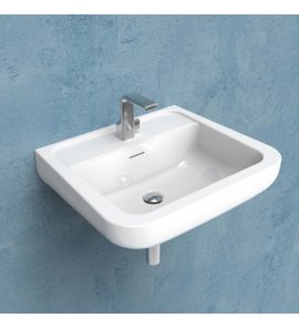 Flaminia Como Umywalka ścienna 62x52,5 cm biała CM62L WYPRZEDAŻ MAGAZYNOWA !!!