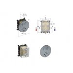 Hotbath Cobber Element podtynkowy baterii termostatycznej dwudrożnej HBPB009