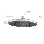 Hotbath Cobber Deszczownica Ø 20 cm Chrome M100.CR