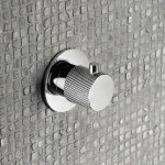 Hotbath Cobber X Bateria natryskowa termostatyczna 2-drożna podtynkowa element zewnętrzny Chrome CX7080.CR