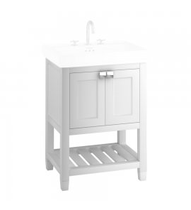 Burlington Riviera Szafka pod umywalkę 60x45 White Matt RIVF650W