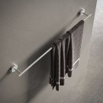 Hotbath Archie Wieszak na ręcznik 600 mm Steel Brushed ARA07.IX
