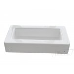   Flaminia Frame Półka Ceramiczna z kropką 60x30x12cm biała FR30 WIETRZENIE MAGAZYNÓW!!